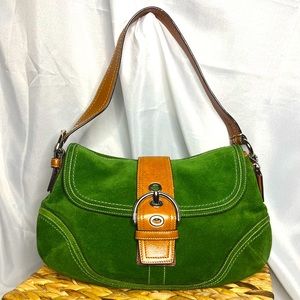 ✨ Y2K ✨ Early 2000s Vintage Green Coach Soho Bag